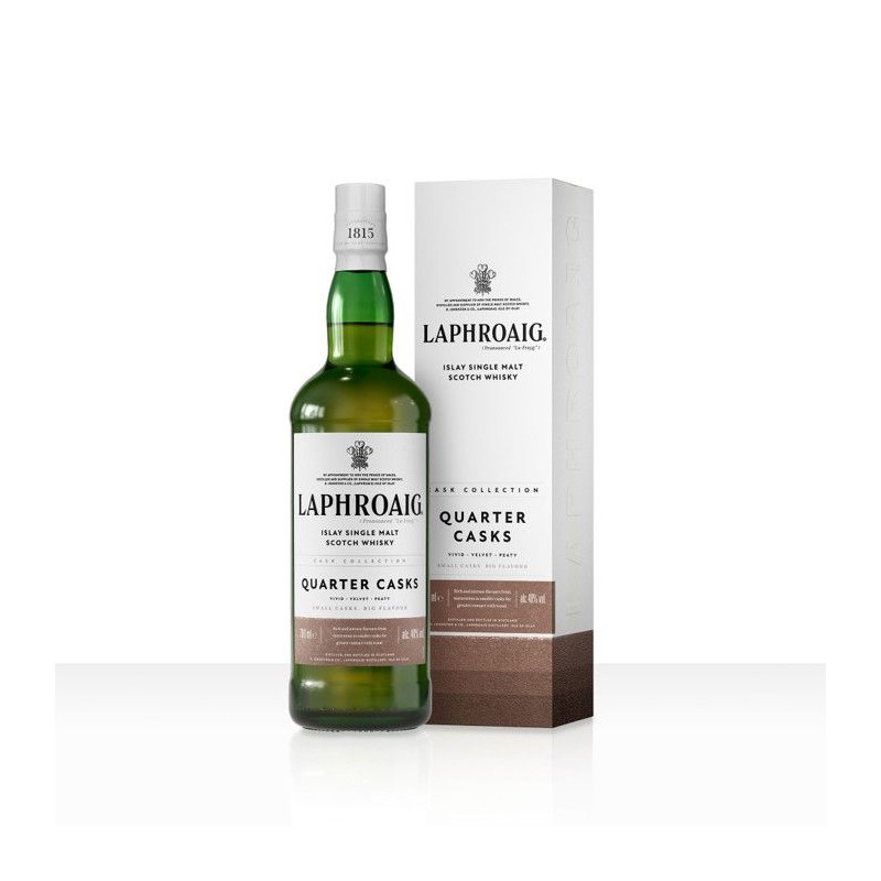 Laphroaig - Quarter Cask - Islay Single Malt Scotch Whisky avec Étui