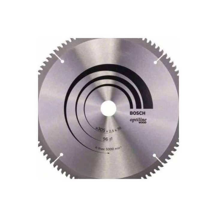 Lame de scie circulaire au carbure BOSCH 305 x 30 x 2,5 mm (96 dents) - Bois