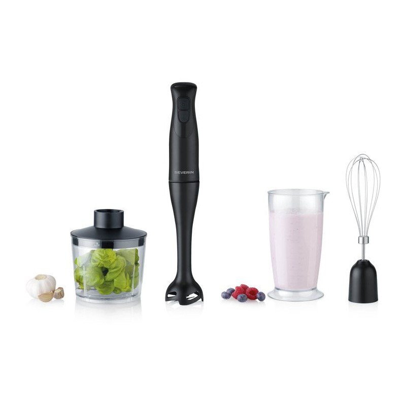 Mixeur plongeant 3-en1 - SEVERIN - SM3762 - 350 W - Pied amovible - Go