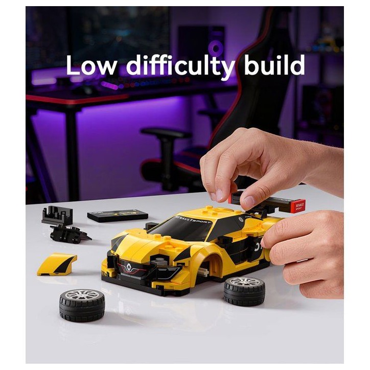 CADA Master - Jeu de construction - Voiture Renault Sport RS.01 - Échelle 1:24 - 271 pieces - Des 8 ans
