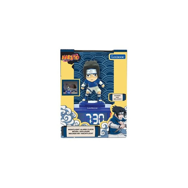 Réveil Veilleuse - LEXIBOOK - Sasuke - Multicolore - Montre éducativ