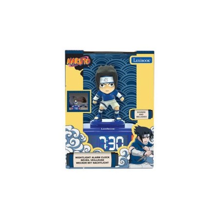 Réveil Veilleuse - LEXIBOOK - Sasuke - Multicolore - Montre éducativ