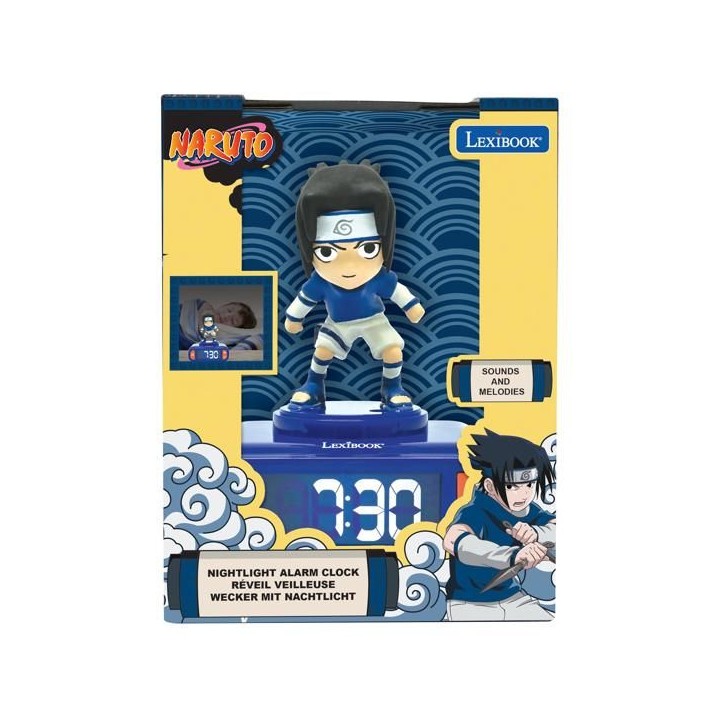 Réveil Veilleuse - LEXIBOOK - Sasuke - Multicolore - Montre éducative - Réveil éducatif Réveil Veilleuse - LEXIBOOK - Sasuke - Multicolore - Montre éducative - Réveil éducatif