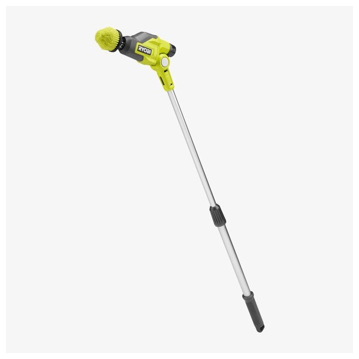 RYOBI Brosse de nettoyage télescopique 4V USB Lithium - sans batterie ni chargeur - RTS4-0 RYOBI Brosse de nettoyage télescopique 4V USB Lithium - sans batterie ni chargeur - RTS4-0