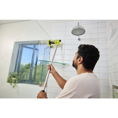 RYOBI Brosse de nettoyage télescopique 4V USB Lithium - sans batterie ni chargeur - RTS4-0