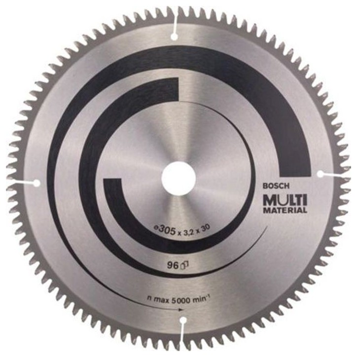 Lame de scie circulaire diametre 305 x 30 x 3,2 mm multimatériaux - 96 dents - BOSCH - 2608640453 Lame de scie circulaire diametre 305 x 30 x 3,2 mm multimatériaux - 96 dents - BOSCH - 2608640453