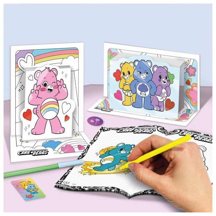 Sac a dos école de dessin et coloriage - LISCIANI - Les Bisounours - Activités créatives - Format transportable