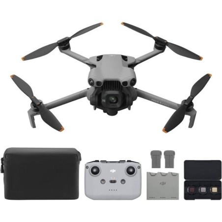 Drone caméra - DJI - Mini 5 Pro Fly More Combo DJI RC-N3 - Caméra CM