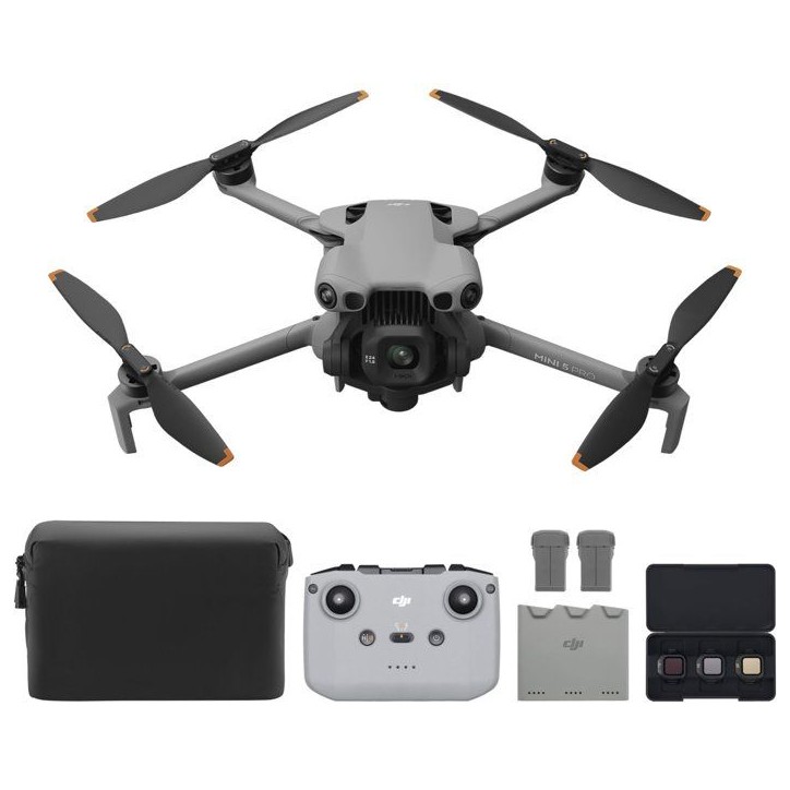 Drone caméra - DJI - Mini 5 Pro Fly More Combo DJI RC-N3 - Caméra CMOS 1 pouce - Détection d'obstacles omnidirectionnelle