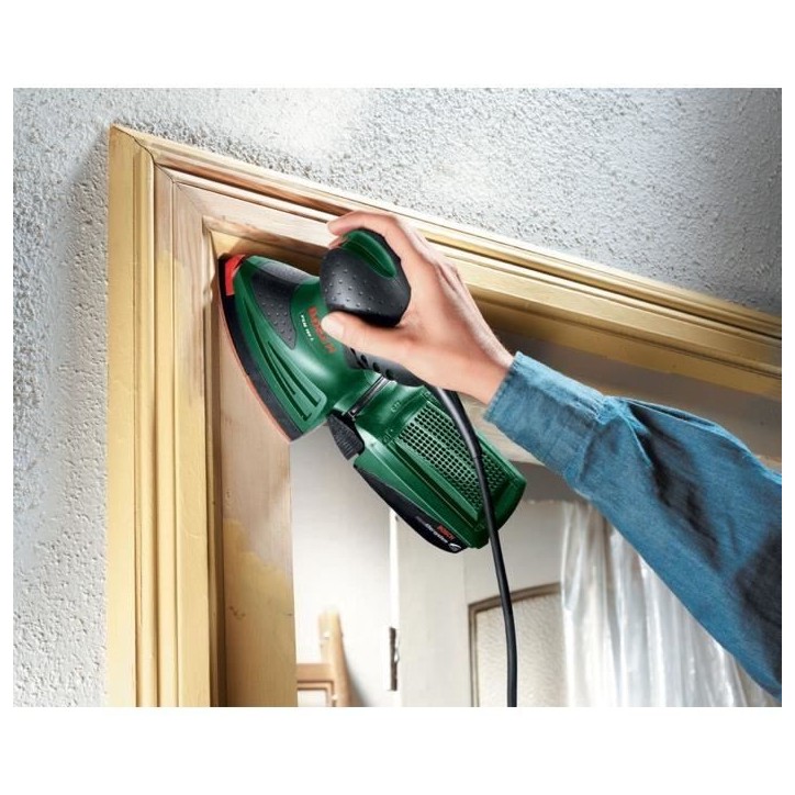 Ponceuse multi BOSCH PSM 160 A - Puissante et polyvalente - Ponçage et polissage - Systeme micro-filtre Bosch Ponceuse multi BOSCH PSM 160 A - Puissante et polyvalente - Ponçage et polissage - Systeme micro-filtre Bosch