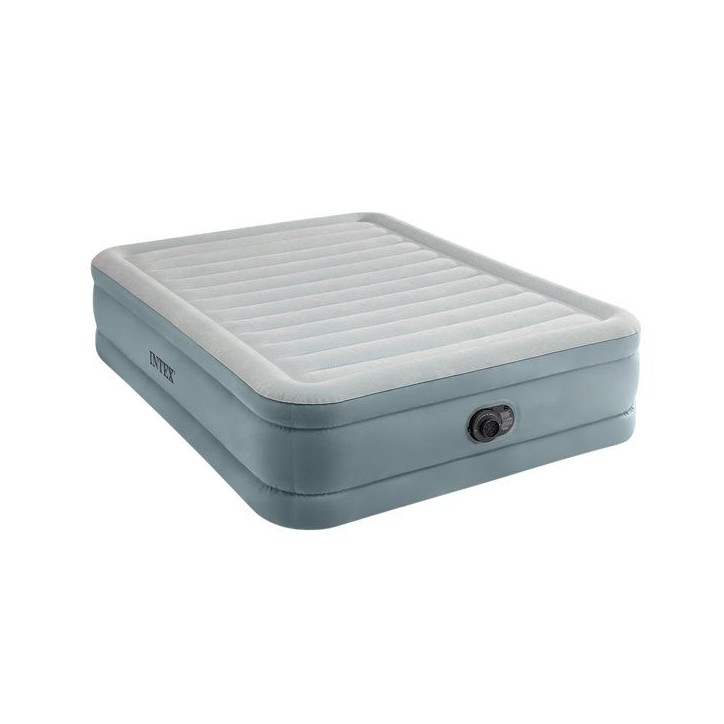 Matelas gonflable INTEX - 64824ND - Premium Comfort - 2,03 x 1,52 x 0,46 m - 2 personnes - Intérieur - Gonflage électrique int