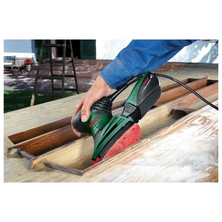 Ponceuse multi BOSCH PSM 160 A - Puissante et polyvalente - Ponçage et polissage - Systeme micro-filtre Bosch Ponceuse multi BOSCH PSM 160 A - Puissante et polyvalente - Ponçage et polissage - Systeme micro-filtre Bosch