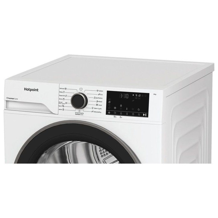 Seche-linge pompe a chaleur HOTPOINT CHD84MWBSEE - 8 kg - Induction - L60cm - Classe C - Blanc Seche-linge pompe a chaleur HOTPOINT CHD84MWBSEE - 8 kg - Induction - L60cm - Classe C - Blanc