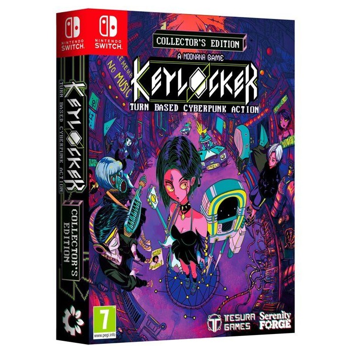 Keylocker | Turn Based Cyberpunk Action - Collector's Edition - Jeu Nintendo Switch Keylocker | Turn Based Cyberpunk Action - Collector's Edition - Jeu Nintendo Switch
