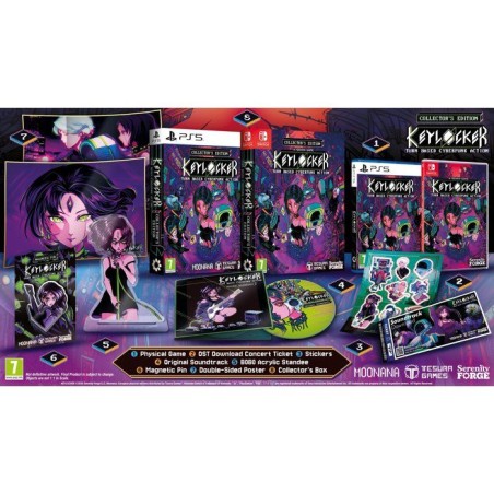 Keylocker | Turn Based Cyberpunk Action - Collector's Edition - Jeu Nintendo Switch