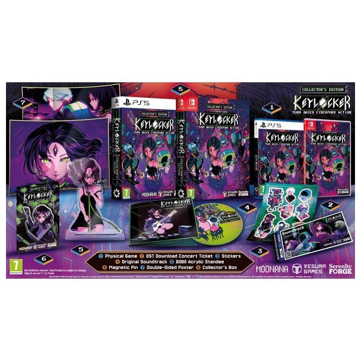 Keylocker | Turn Based Cyberpunk Action - Collector's Edition - Jeu Nintendo Switch Keylocker | Turn Based Cyberpunk Action - Collector's Edition - Jeu Nintendo Switch