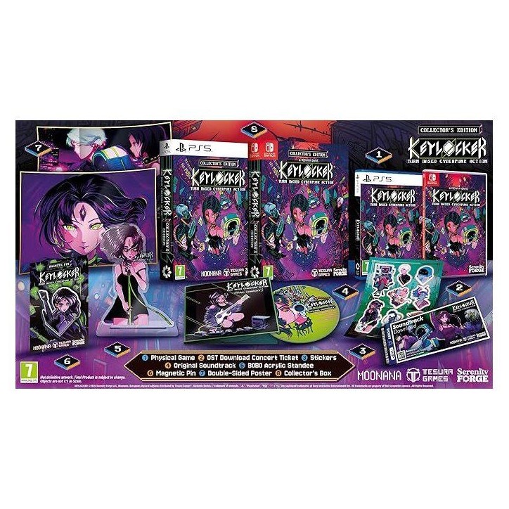 Keylocker | Turn Based Cyberpunk Action - Collector's Edition - Jeu PS5 Keylocker | Turn Based Cyberpunk Action - Collector's Edition - Jeu PS5