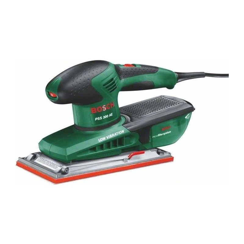 Ponceuse vibrante - BOSCH - PSS 300 AE Microfiltre - Filaire - 250W -