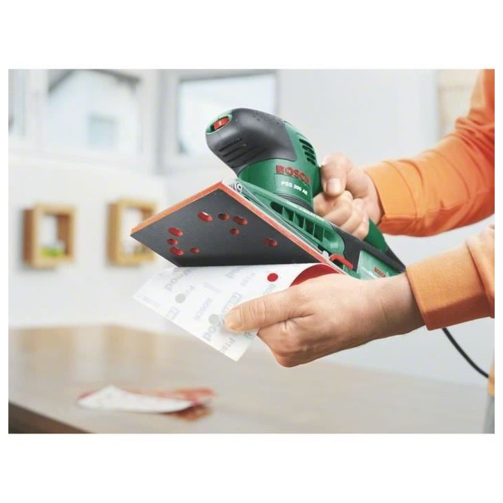 Ponceuse vibrante - BOSCH - PSS 300 AE Microfiltre - Filaire - 250W - Régulier Ponceuse vibrante - BOSCH - PSS 300 AE Microfiltre - Filaire - 250W - Régulier