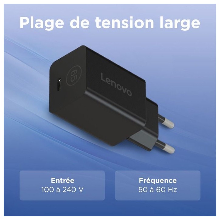 Alimentación Lenovo 65W Gan Nano Alimentación Lenovo 65W Gan Nano