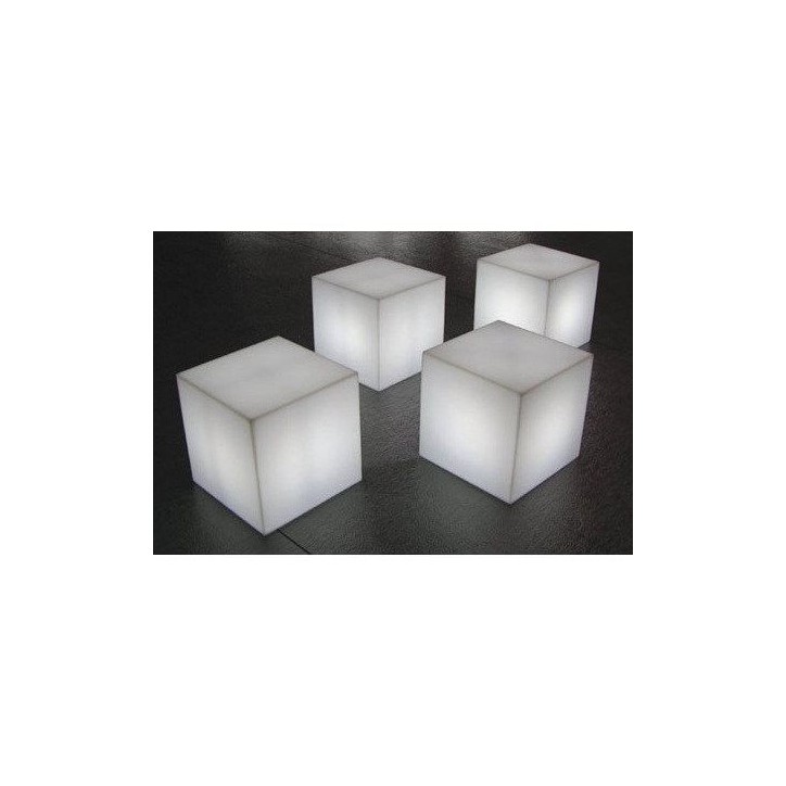Cube lumineux tabouret filaire pour extérieur LED - LUMISKY - Carry W40 - Blanc - 10W - Hauteur 40cm Cube lumineux tabouret filaire pour extérieur LED - LUMISKY - Carry W40 - Blanc - 10W - Hauteur 40cm