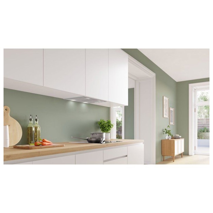 Groupe filtrant 53 cm - Bosch Serie 4 - metalLook - H 21,5 x L 50 x P 35 cm - 3 niveaux - 63 dB - classe energie D