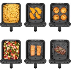 Friteuse a air chaud double panier Sencor SFR 1250BK - Fonction SyncFi