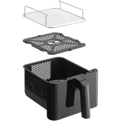 Friteuse a air chaud double panier Sencor SFR 1250BK - Fonction SyncFi