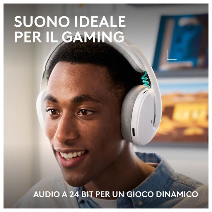 Casque gamer - Sans fil - Logitech G - G325 - Blanc Casque gamer - Sans fil - Logitech G - G325 - Blanc