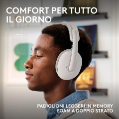 Casque gamer - Sans fil - Logitech G - G325 - Blanc