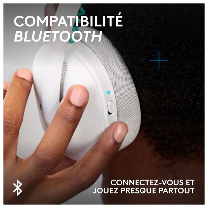 Casque gamer - Sans fil - Logitech G - G325 - Blanc Casque gamer - Sans fil - Logitech G - G325 - Blanc
