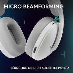 Casque gamer - Sans fil - Logitech G - G325 - Blanc