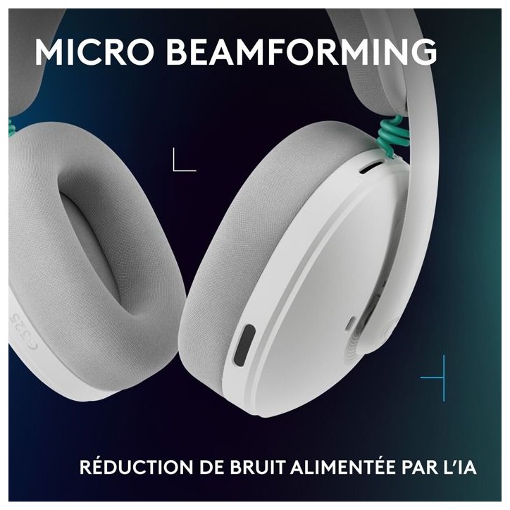 Casque gamer - Sans fil - Logitech G - G325 - Blanc Casque gamer - Sans fil - Logitech G - G325 - Blanc