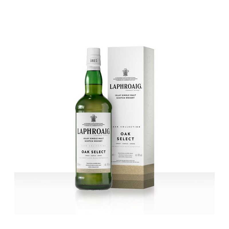 Laphroaig - Oak Select - Islay Single Malt Scotch Whisky avec étui -