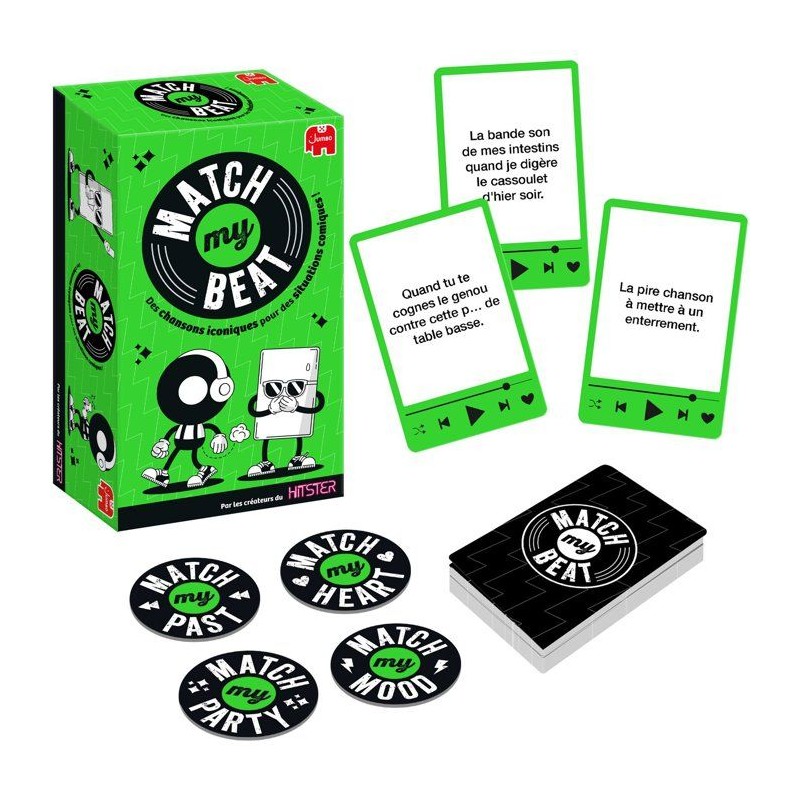 Match My Beat - Jeu d'ambiance - JUMBO - Musique et situations hilaran