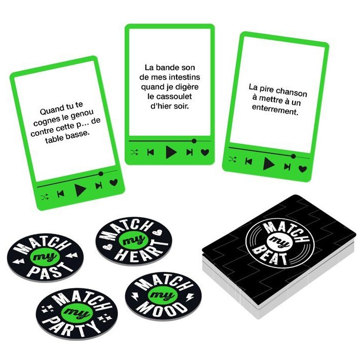 Match My Beat - Jeu d'ambiance - JUMBO - Musique et situations hilarantes Match My Beat - Jeu d'ambiance - JUMBO - Musique et situations hilarantes