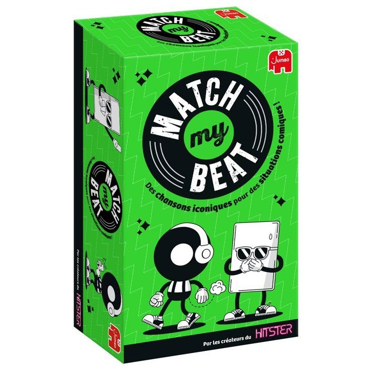 Match My Beat - Jeu d'ambiance - JUMBO - Musique et situations hilarantes Match My Beat - Jeu d'ambiance - JUMBO - Musique et situations hilarantes