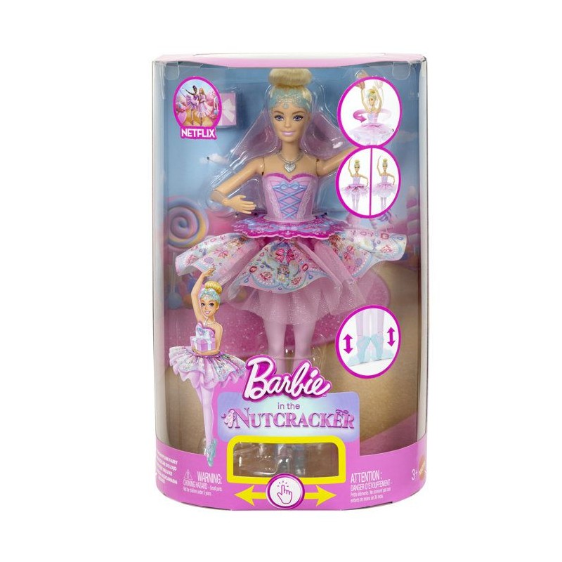 Poupée mannequin - Barbie - Clara dans Casse-Noisette tutu transforma