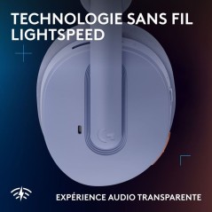 Casque gamer - Sans fil - Logitech G - G325 - Lilas