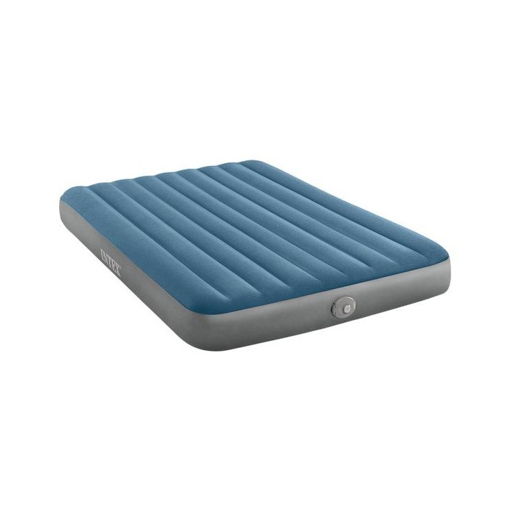 Matelas gonflable INTEX - 64189NP - Prestige Downy - 2,03 x 1,52 x 0,25 m - 2 personnes - Intérieur/Extérieur - Pompe recharge