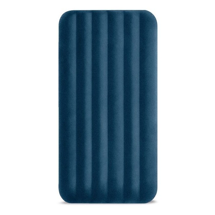 Matelas gonflable INTEX - 64187NP - Prestige Downy - 1,91 x 0,99 x 0,25 m - 1 personne - Intérieur/Extérieur - Pompe rechargea