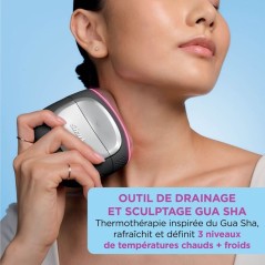 Appareil de soin du visage thermothérapie a domicile - DePuffi FH220E