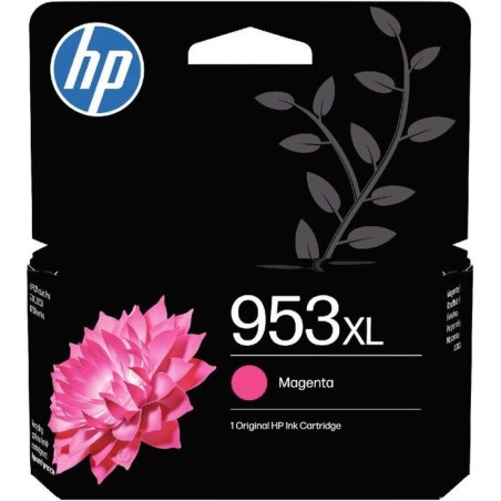 HP 953XL Cartouche d'encre magenta grande capacité authentique (F6U17