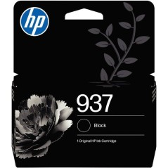 HP 937 Cartouche d'encre noire authentique authentique (4S6W5NE) - Pou