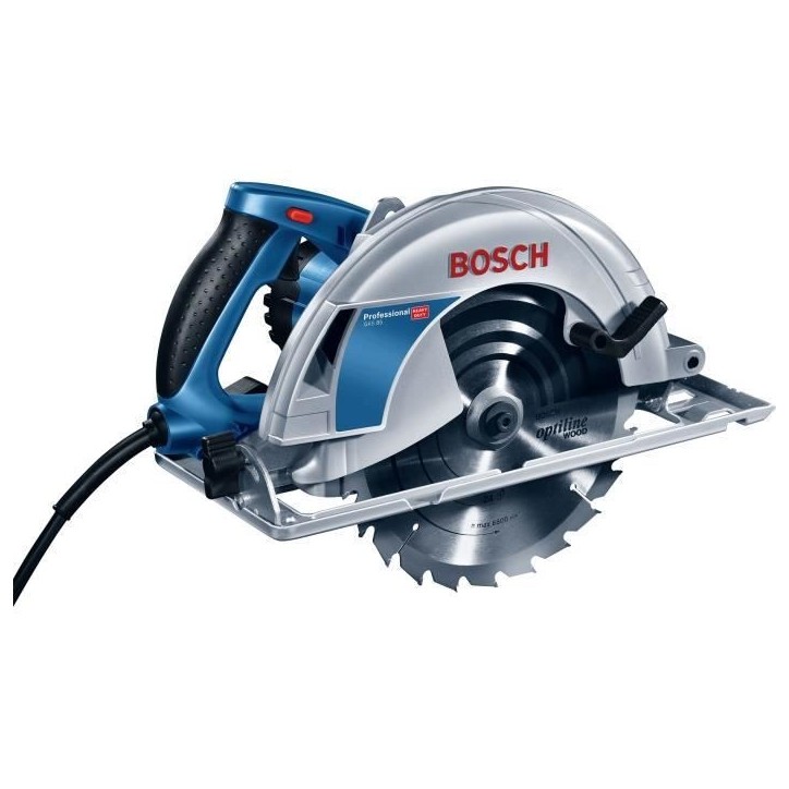 Scie circulaire Bosch Professional GKS 85 (5.000 tr/min / 2.200W / apacité de coupe de 85 mm),lame et butée parallele - 060157 Scie circulaire Bosch Professional GKS 85 (5.000 tr/min / 2.200W / apacité de coupe de 85 mm),lame et butée parallele - 060157