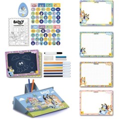 Sac a dos école de dessin et coloriage - LISCIANI - Bluey - Activité
