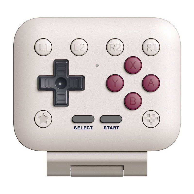 Manette gaming - 8BitDo - FlipPad G Classic Edition - USB-C - Gris cla