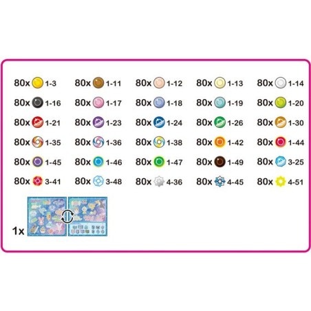 La méga recharge mix - Aquabeads - 35166 - Perles qui collent avec de l'eau, loisir créatif pour enfant