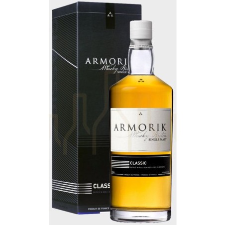 ARMORIK Classic Bio - Whisky Single Malt - France avec étui 46% Alcoo