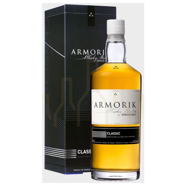 ARMORIK Classic Bio - Whisky Single Malt - France avec étui 46% Alcool - 70 cl